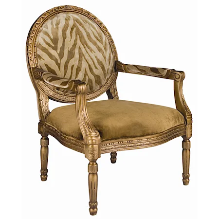 Safari French Style, Exposed Wood Chair